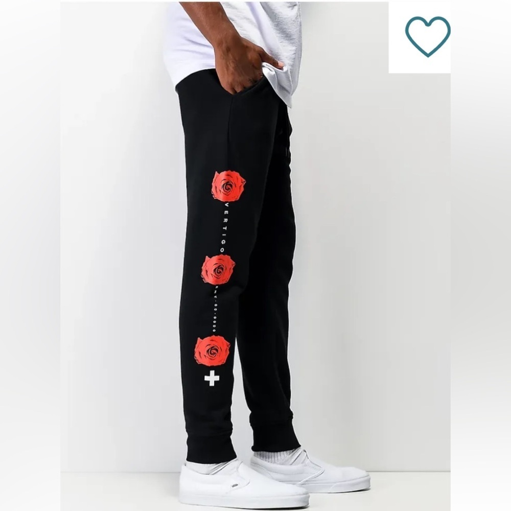 Empyre Vertirose Black Jogger Sweatpants
New with out tags - Picture 2 of 10